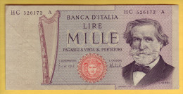 ITALIE - Billet De 1000 Lire. 1969-81. Pick: 101c. SUP+ - 1000 Liras