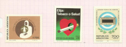 Argentine N°1230 à 1232 Neufs Avec Charnières Côte 3.40 Euros - Unused Stamps