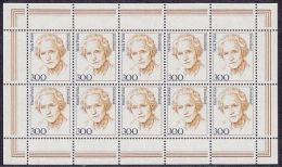 !a! GERMANY 1997 Mi. 1956 MNH SHEET(10) -Women Of German History - 1991-2000