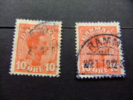 DINAMARCA - DANEMARK - 1913 - 19 - Yvert &amp; Tellier N&ordm; 74 &ordm; FU - Usati