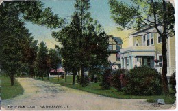 AK NEW YORK  Far Rockaway, Queens FREDERICK COURT OLD POSTCARD 1912 - Queens