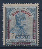 *Hungary 1915 Mi 177 2 Korona + 2 Filler MH - Neufs