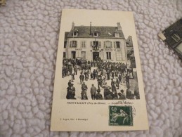 A224. CPA 63 .MONTAIGUT.  Le Conseil De Révision.  Rare Beau Plan Animé.  Ecrite & Voyagée 1909 - Montaigut