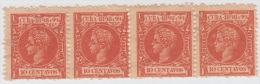 1898-41 * CUBA ESPAÑA SPAIN. ANTILLAS. ALFONSO XIII. AUTONOMIA. 1898. Ed.166. 10c. NARANJA. MNH. TIRA DE 4. - Prephilately