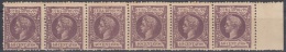 1898-54 * CUBA ESPAÑA SPAIN. ANTILLAS. ALFONSO XIII. AUTONOMIA. 1898. Ed.169. 40c. LILA. MNH. TIRA DE 6. - Voorfilatelie