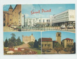 Saint-Priest (69)  :3 Vues Dont Le Nouveau Quartier De La Mairie  En 1986 (animé) GF. - Saint Priest