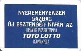 GAMBLING * LOTTERY * FOOTBALL POOL * OTP * BANK * CALENDAR * Bizomanyos 1975 * Hungary - Small : 1971-80