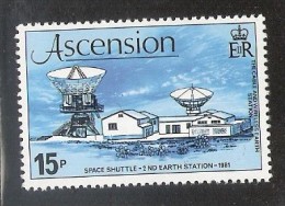 011307 Sc 273 SPACE SHUTTLE COLUMBIA & ASCENSION ISLAND - Ascensión