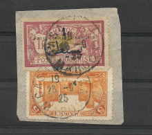 MAROC /  Maroc (Protectorat Français) - Merson - N° YT 51 Oblitéré 1925 Sur Fragment - Covers & Documents