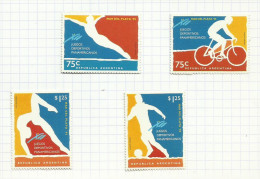Argentine N°1868 à 1871 Neufs** Cote 12.50 Euros - Unused Stamps