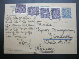 1933 , Karte Nach Deutschland - Lettres & Documents