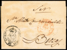 CACERES PREF. - CARTA CIRC. A BROZAS - MARCA \"INTENDENCIA DE CACERES\ - ...-1850 Prephilately