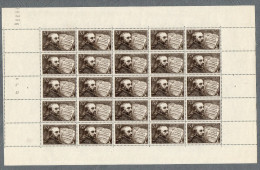 France  Emmanuel Chabrier N°542 Feuille De 25 Timbres Neufs Sans Charniere - Feuilles Complètes