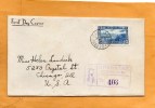 Canada 1938 FDC Mailed Registered To USA - ....-1951