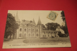 Cp Fontenay Tresigny Le Chateau De Plumasserie - Fontenay Sous Bois