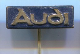 AUDI - Car, Auto, Old Pin, Badge - Audi