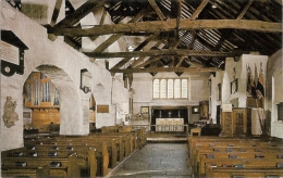 GB - Cum - Grasmere Church, Cumbria. Nave Looking East - Photo Jeremy Marks / Woodmansterne Publications N° 749A1 - Grasmere