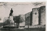 CPA 49 ANGERS STATUE DU ROI RENE ET CHATEAU - Angers