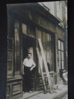 BOUTIQUE En TRAVAUX - Ouvrier - Vers 1910 - Devanture De Commerce - Carte-photo - Non Voyagée - A Voir ! - Autres & Non Classés