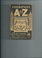 Atlas Of London And Suburbs.Geographers A To Z - Europe