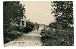 CPA  77  :  TORCY  Attelage  Omnibus De La Gare 1909  A  VOIR  !!!!!!! - Torcy