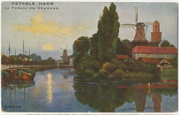 Art Card Zwolle Advert For Petrole Hahn Hair Lotion F. Vibert Lyon Windmill Moulin A Vent - Zwolle