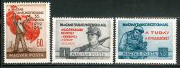 HUNGARY - 1954. 35th Anniv.of The 1st.Hungarian Communist Republic Cpl.Set MNH! Mi 1370-1372. - Nuevos