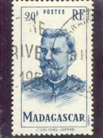 1946 MADAGASCAR Y & T N° 317  ( O ) Joffre 20f - Usati