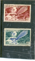 1954 MADAGASCAR Y & T N° 323 - 324  ( O ) Faune - Gebraucht