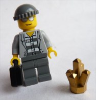 Figurine LEGO Minifigures VOLEUR A LA MALETTE Légo - Figuren