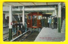 NEW YORK CITY 1909 BOROUGH HALL RAILROAD STATION * TUBE METROPOLITAIN - GARE METRO Train   Y62 - Transports