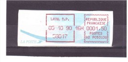 Vignette Type Comète (laval R.P)  48 25/04 - 1988 « Comète »