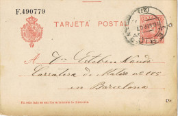 11168. Entero Postal LERIDA 1907, Edifil Num 45 - 1850-1931