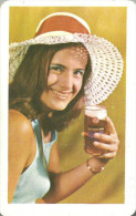 BEER * ALCOHOLIC DRINK * NAGYKANIZSAI BREWERY * NAGYKANIZSA * WOMAN * GIRL * CALENDAR * NS 1976 * Hungary - Petit Format : 1971-80
