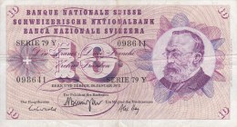 Suisse Billet 10 Francs 24 - 01 - 1972 - Schweiz