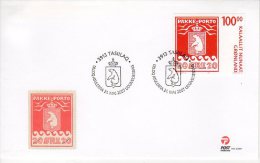 GREENLAND 2007 Stamp Centenary 100Kr On FDC.  Michel 488 - FDC