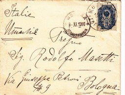 Mosca To Bologna. Cover 1900. Con Contenuto. - Lettres & Documents