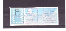 Vignette Type Papier Carrier (crasse Principal) 36 25/03 - 1985 « Carrier » Papier