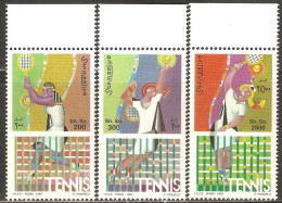 Somalia 1999 Mi# 767-769 ** MNH - Tennis - Somalia (1960-...)