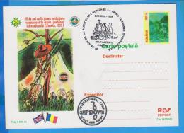 SCOUTS SCOUTING  FLAG  ROMANIA POSTAL STATIONERY 2000 - Covers & Documents