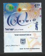 IL.- Israël. 60 Years Of Independence. Zegel 2008.  Postfris. - Ungebraucht (mit Tabs)