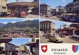 Chiasso - Vedutine - Confine Italo Svizzero - 431 - Formato Grande Viaggiata - Chiasso