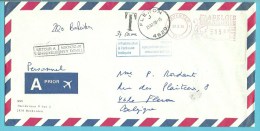 Brief Met Roodfrankeering ZAVENTEM Naar FLERON Met Stempel RETOUR../ WOONT NIET MEER... - 1980-1999