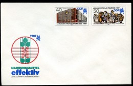 DDR U6 Umschlag MESSE Leipzig ** 1987  Kat. 4,00 € - Briefomslagen - Ongebruikt