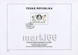 Czech Republic - 2013 - Traditions Of Czech Stamp Production - Ivan Strnad, Czech Engraver  - FDS (first Day Sheet) - Cartas & Documentos