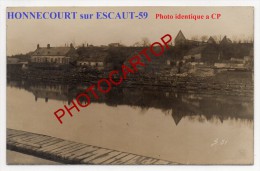 HONNECOURT Sur ESCAUT-Barbeles-Photo Allemande-Guerre 14-18-1WK-Frankreich-France-59- - Marcoing