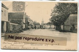 - BELLEVESVRE -  Saône Et Loire, Grande Rue, Place, Précurseur, Tas De Bois, écrite En 1903, Scans. - Other & Unclassified