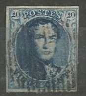 7B Côtelé  Obl    77 - 1851-1857 Médaillons (6/8)