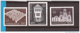 1975  1627-29 EUROPA  JUGOSLAVIJA  JUGOSLAWIEN   DENKMALSCHUTZJAHR   MNH - Unused Stamps
