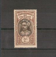 Etablissement Français De L'Océanie 1913/1915 YT N° 22  Aspect Neuf Mais Abimé Dent Manquante Et Aminci Pour Thématique - Used Stamps